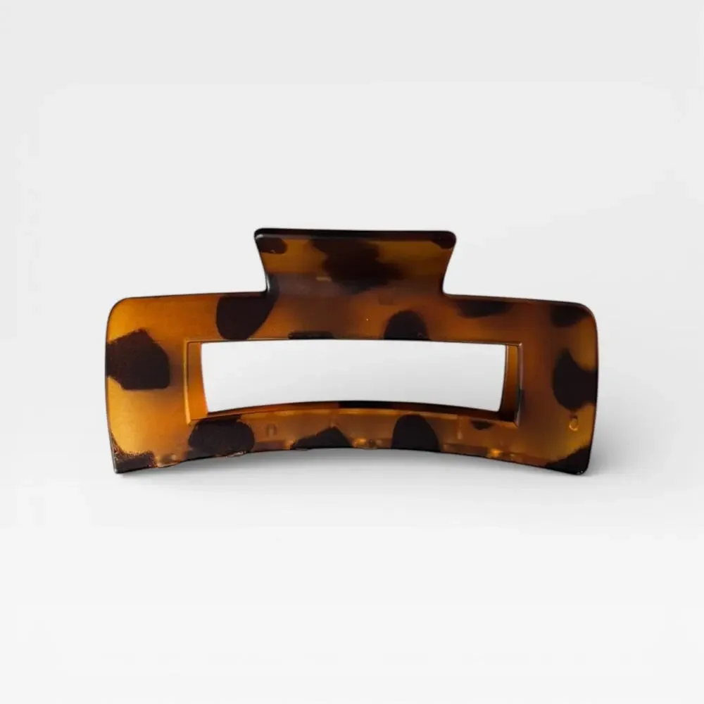 Brown Speckled Hair Clip